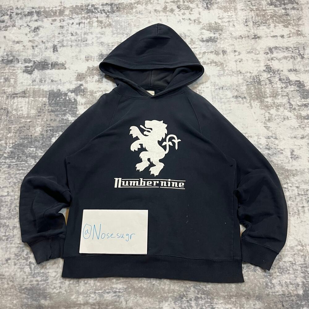 Authentic Number (N)ine SS00 Lambretta Lion Hoodie Sz 4